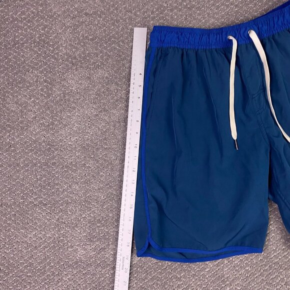 Fair Harbor The Anchor Swim Trunks Shorts Men's Large Blue Drawstrings - Picture 10 of 12